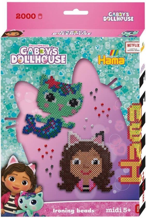 Hama Strijkkralen 7975 Gabby's Dollhouse 2000 Kralen