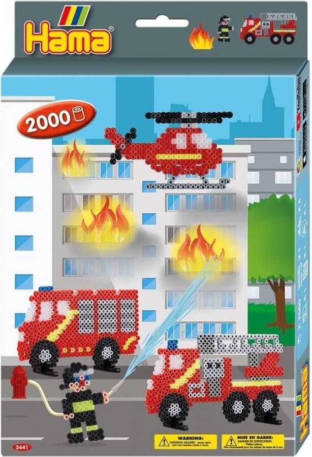 Hama Set Strijkkralen 2000 Kralen Fire Fighters 3441