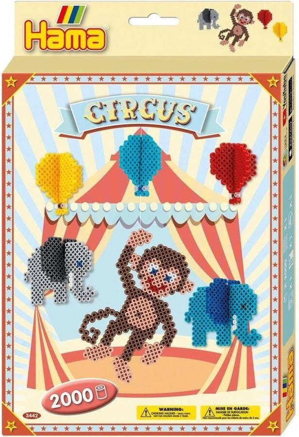 Hama Strijkkralen Circus 2000 Stuks Multicolor