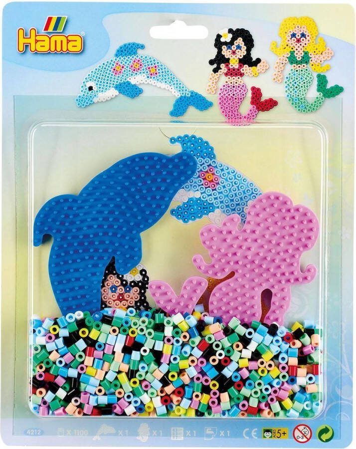 Hama Strijkkralen Dolfijn 1100-delig