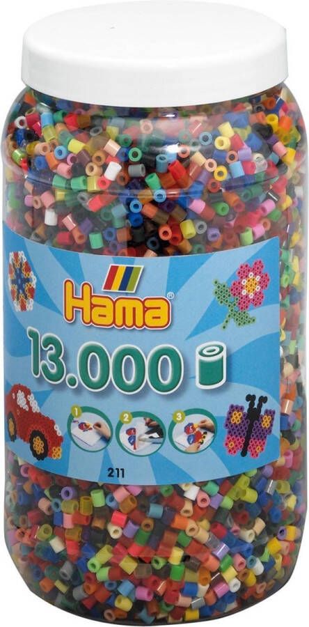 Hama Strijkkralen in Pot Mix (068) 13.000st.