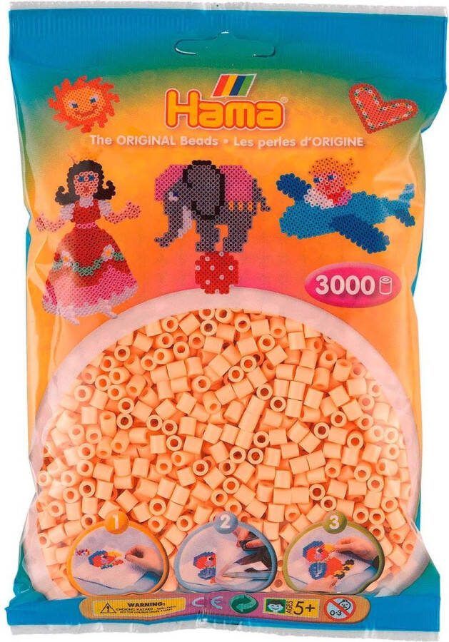 Hama Iron On Beads Light Skin Tone (201-78) 3000pcs.