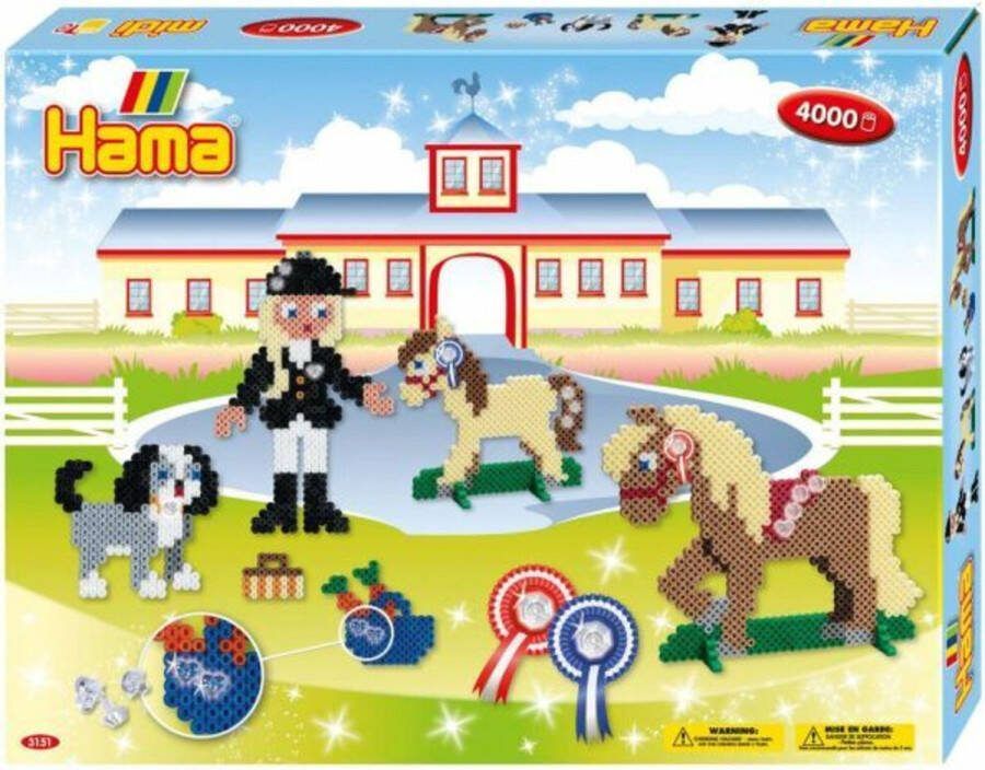 Hama Strijkkralen Paardrijschool 4000 stuks