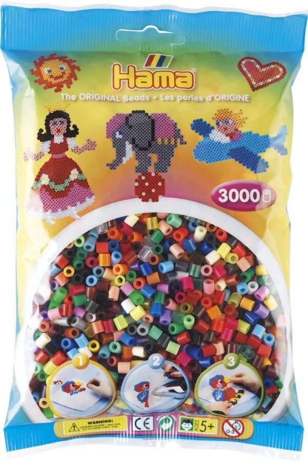 Hama Strijkkralenmix Totaal (201-68) 3000st.
