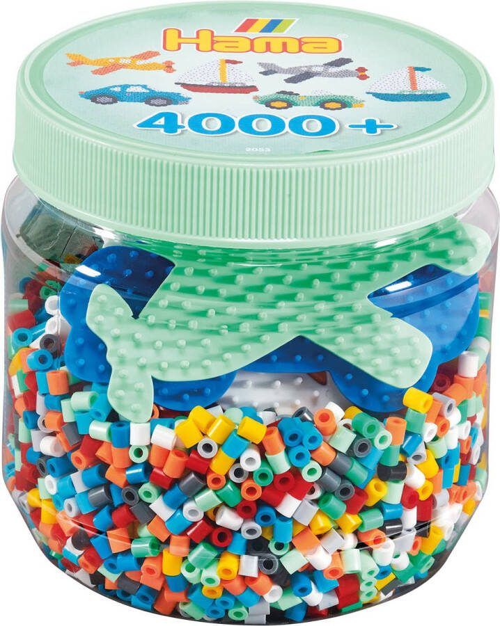 Hama Strijkkralenset in Pot 4000st