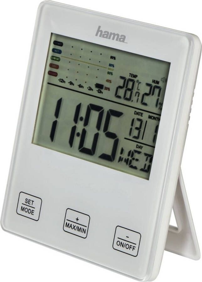 Hama Weerstation Thermo- Hygrometer "TH-10" mit Schimmelalarm Thermometer (1 stuk)