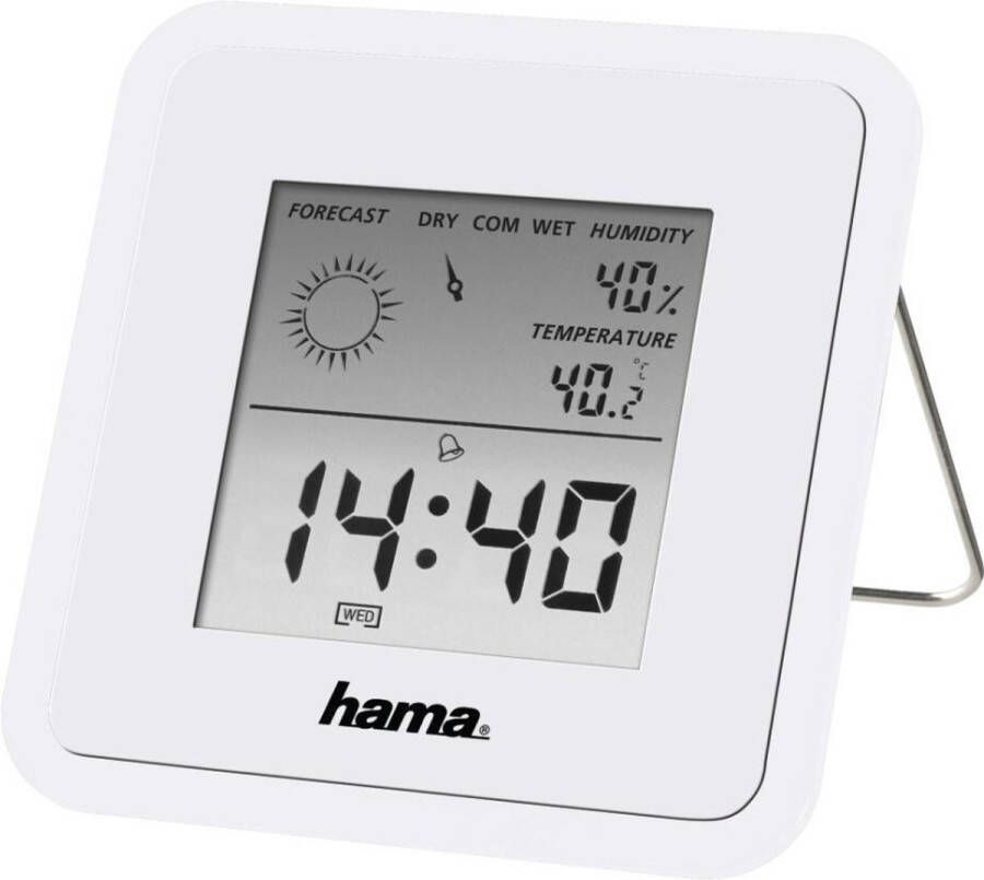 Hama Weerstation Thermo- Hygrometer "TH50" Weiß