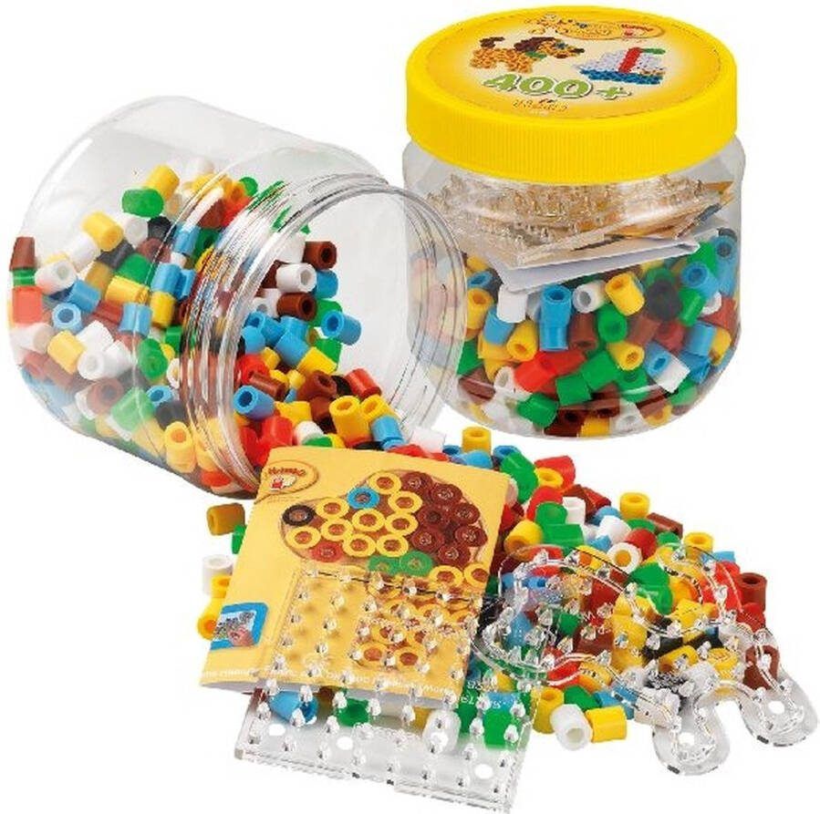 Hama Ton Maxi Beads And Pegboards 400 Kralen 8790