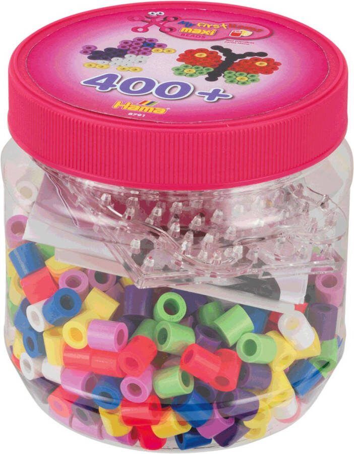 Hama Ton Maxi Beads And Pegboards 400 Kralen 8791