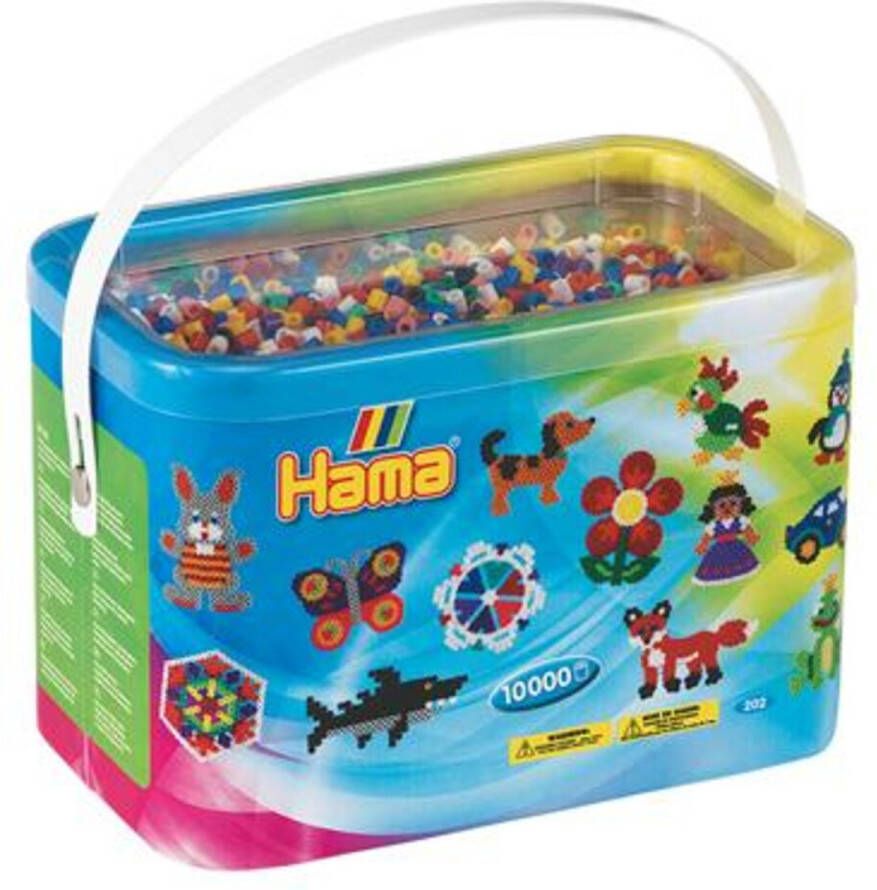 Hama Toys Hama Strijkkralen in Emmer 10000 stuks