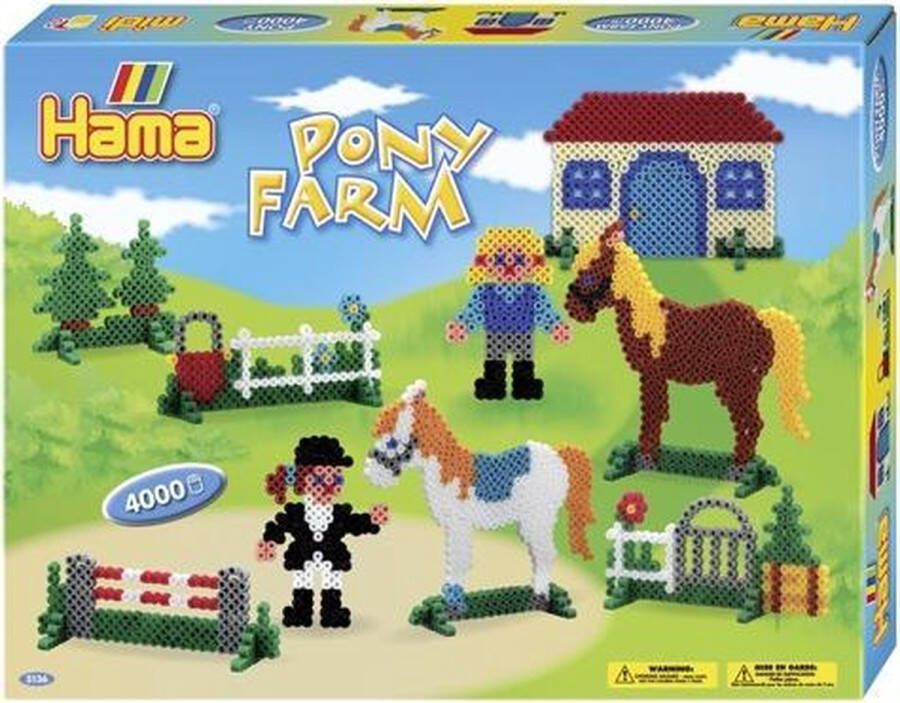 Hama Toys Pony Farm Strijkkralen 4000 Stuks