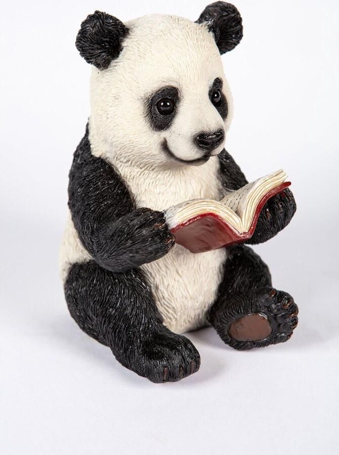 Hamac Lezende Panda Tuinbeeld