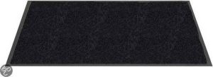 HAMAT Wasbare deurmat Twister 80x120 Zwart