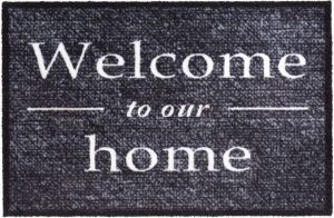 Sencys deurmat Prestige Welcome To Our Home 50x75cm