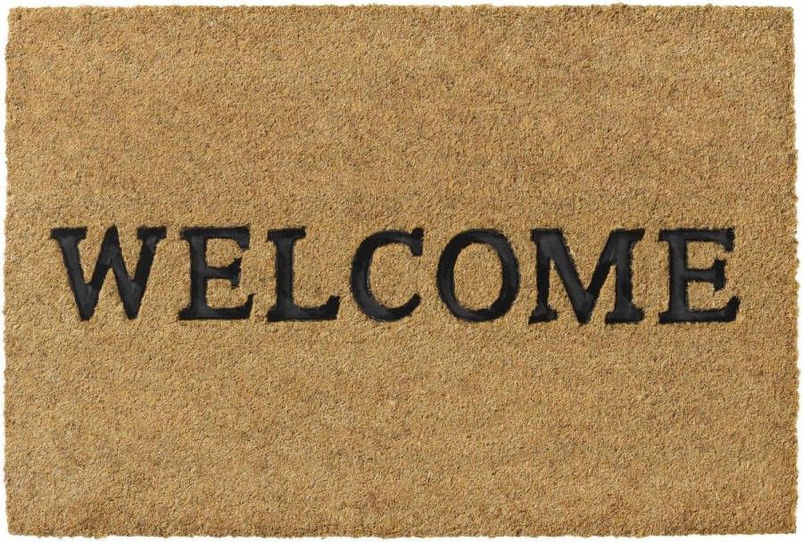 HAMAT deurmat ruco embossed rubber welcome 40x60cm