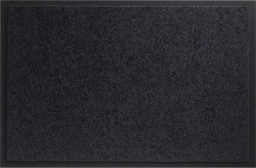 HAMAT Deurmat schoonloopmat Twister 40 x 60 cm Zwart