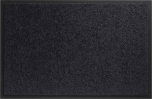 HAMAT MattenExpert Deurmat Twister zwart 60x90cm 7 kleuren 5 maten wasbaar Vinyl