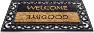 Praxis Deurmat Impala welcome goodbye 45x75cm