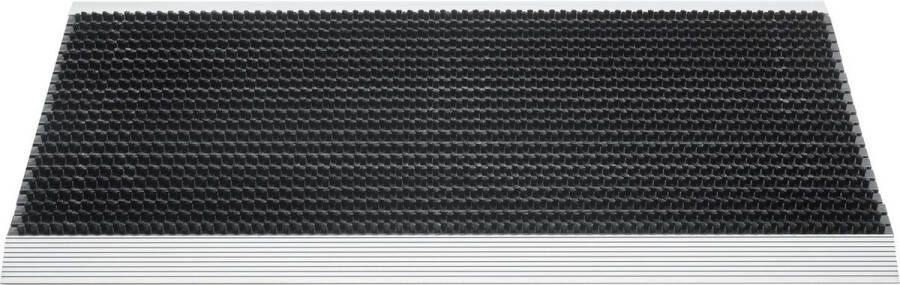 HAMAT Outline Deurmat Borstelmat 80x50 cm Voor Buiten Zwart