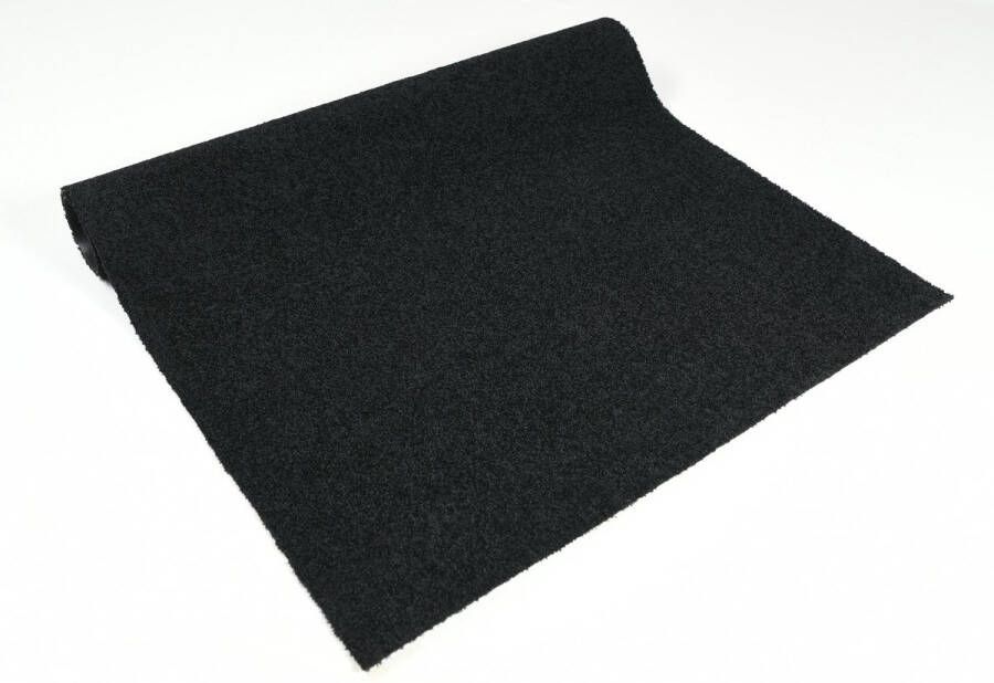 HAMAT Twister zwart |droogloopmat 125x130 zonder rand Sterk absorberend anti slip