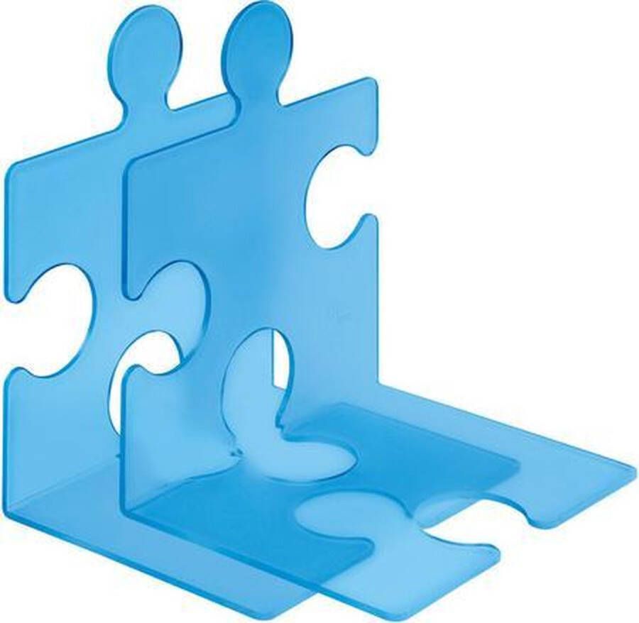 Han Boekensteun Puzzle transl.blauw set a 2st.