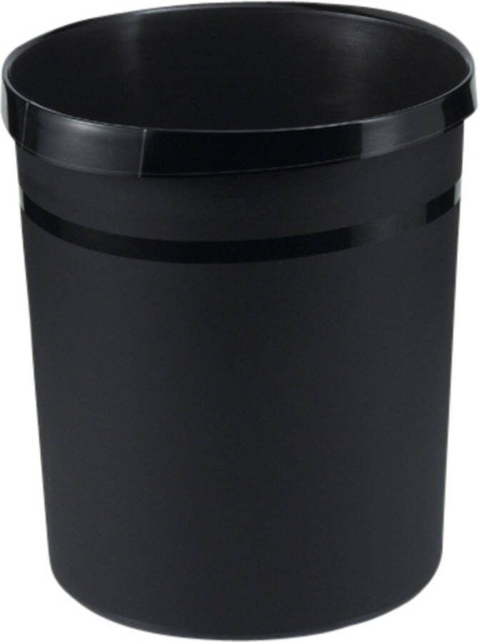 Han Papierbak Grip 18L zwart 1 stuk 15 stuks