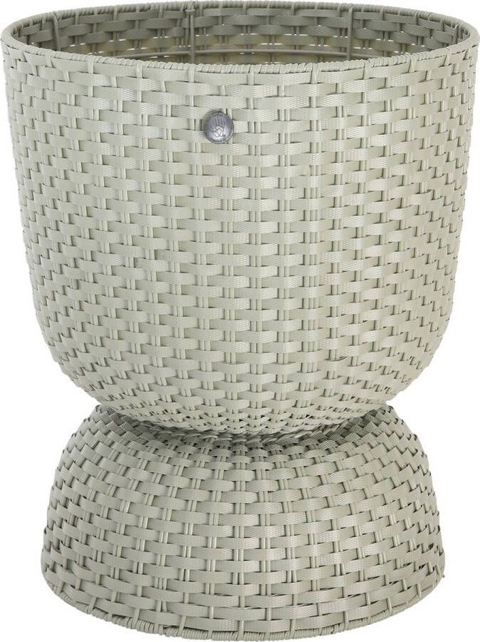 Handed By Twist Plantenmand Diabolo champagne beige large