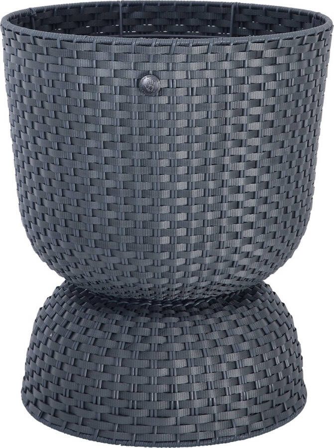 Handed By Twist Plantenmand Diabolo donker grijs large