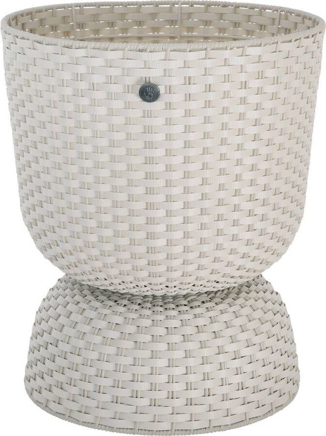 Handed By Twist Plantenmand Diabolo oker geel large