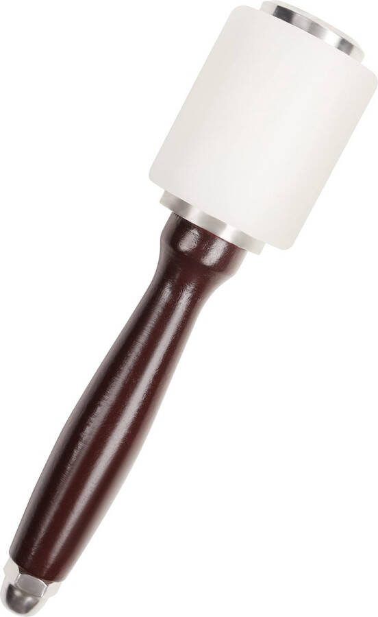 HANDI STITCH Leder Hamer – 20 5 cm – Nylon Rubber I-hoofd Hamer Club met Houten Handvat – Koeienhuid Naaien Lederkunst Lederwerk Uitsnijden & Stampen