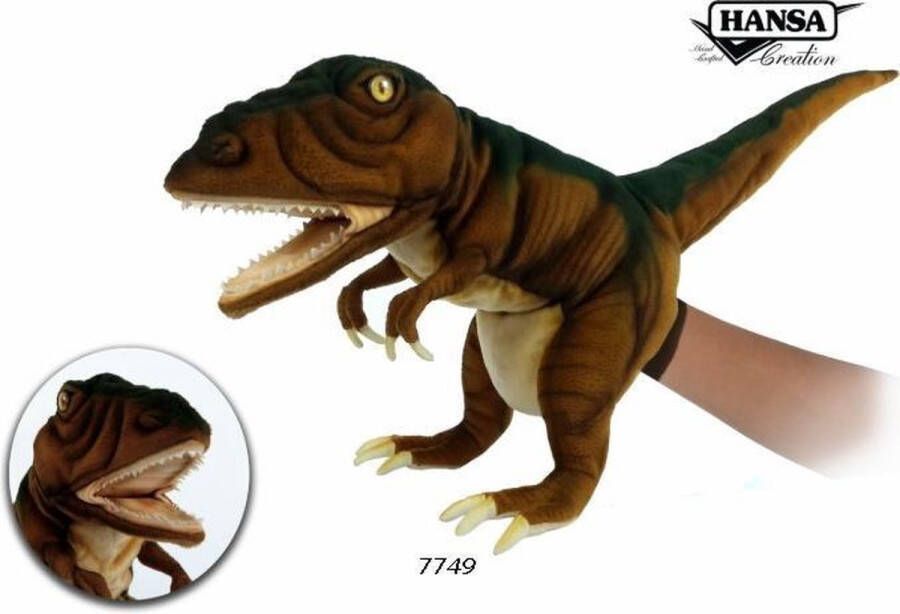 Hansa Creation Tyrannosaurus handpop roestbruin bruin 7749 lxbxh = 50x20x30cm