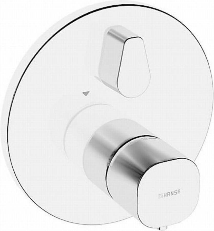Hansa Living afdekset thermostaat rond zonder omstel chroom