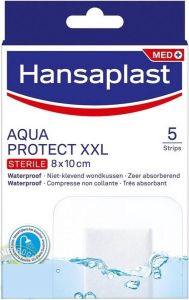 Zie Label Hansaplast Aqua protect antibacterieel XXL 5 Pleisters