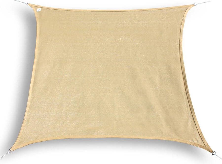 Hanse Schaduwdoek Vierkant Waterdoorlatend 3 6x3 6 m Zonnedoek Zand