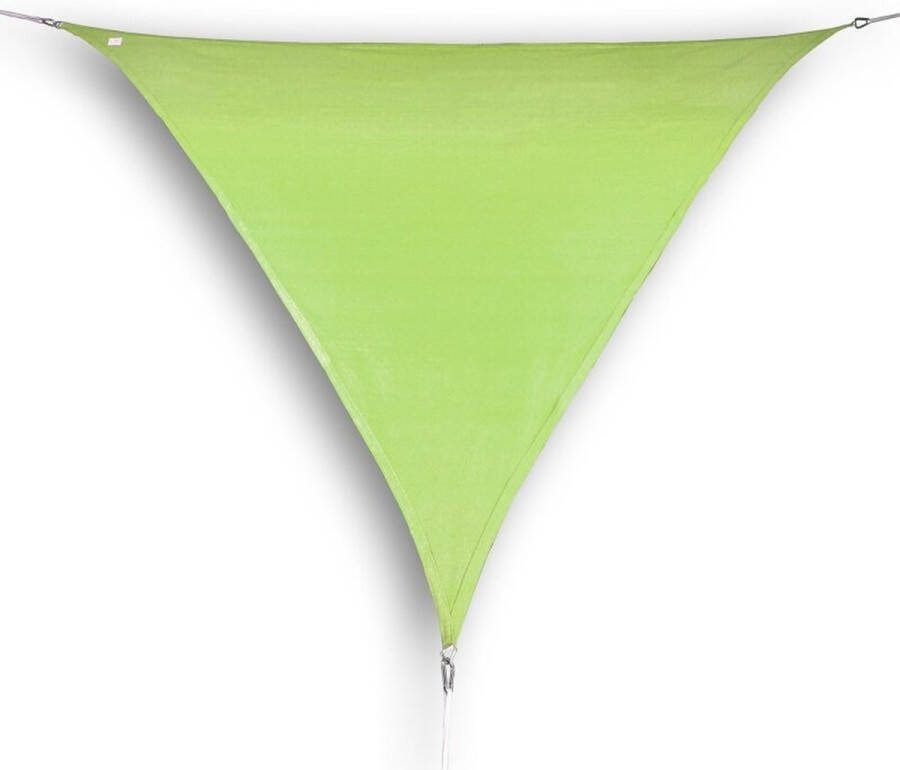 Hanse Schaduwdoek Waterdoorlatend Driehoek Gelijke zijden 4x4x4 m Zonnedoek Limegroen