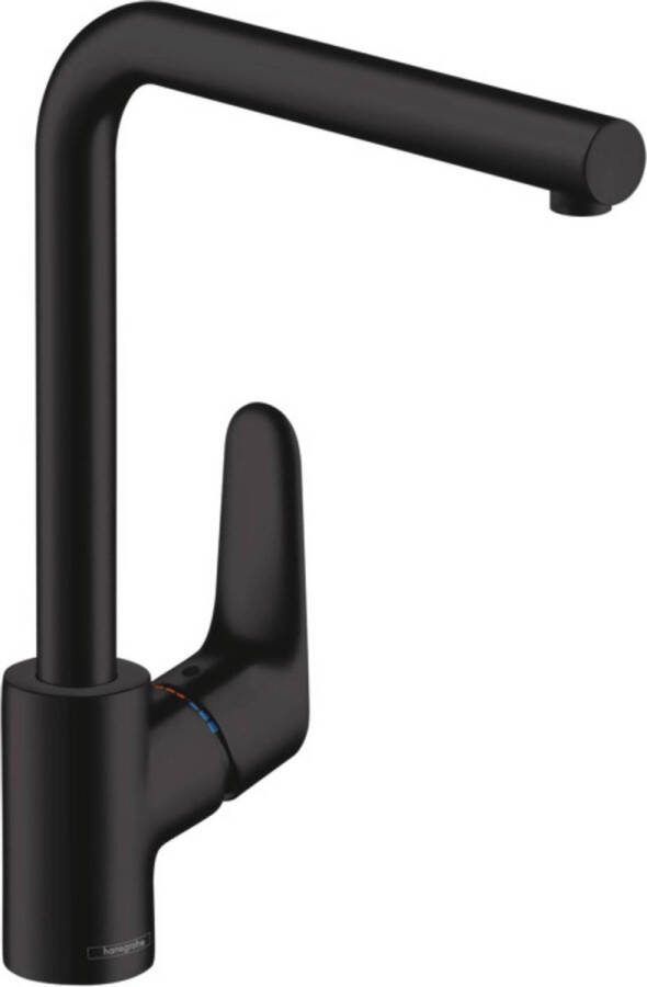 Hansgrohe Focus M41 ééngreeps keukenmengkraan 280 mat zwart