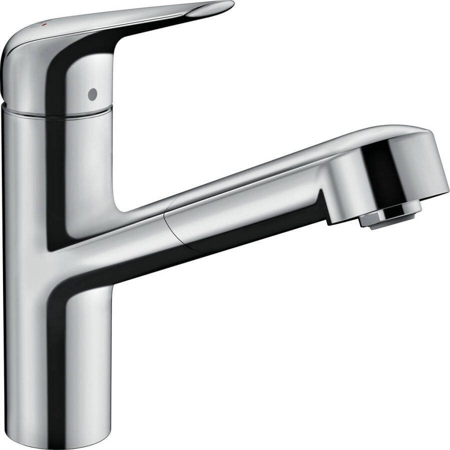 Hansgrohe Focus M42 ééngreeps keukenmengkraan 150 met uittrekbare uitoop chroom