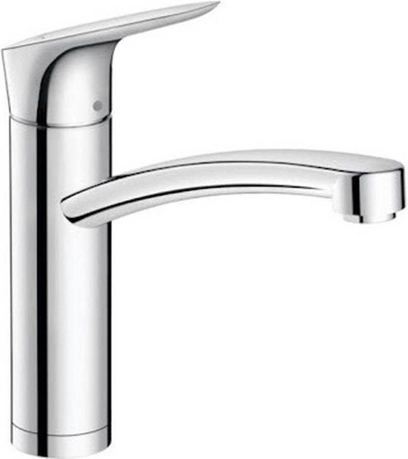 Hansgrohe logis keukenmengkraan 160 inclusief aansluitslangen draaibare uitloop chroom