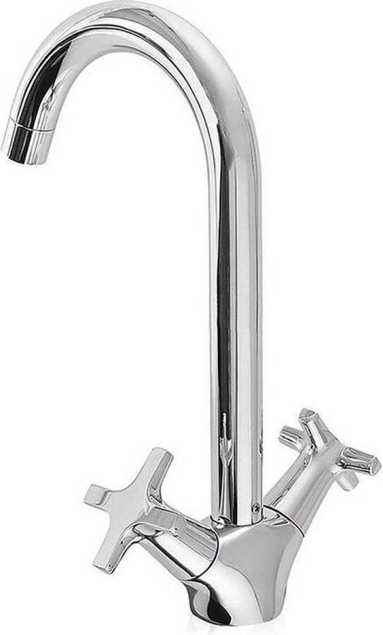 Hansgrohe Logis M32 tweegreeps keukenmengkraan 220 draaibare uitloop- chroom