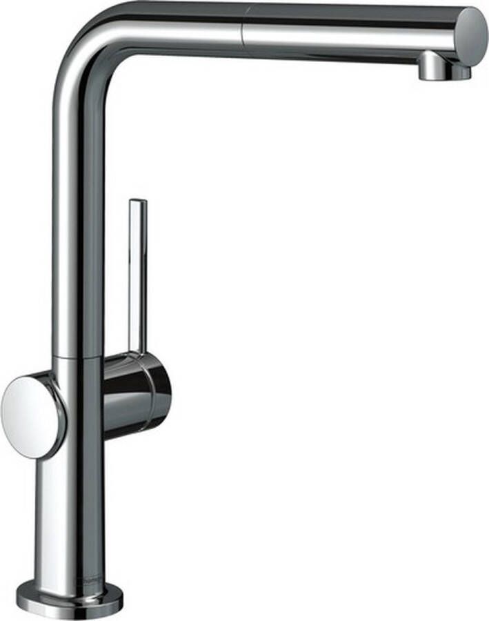 Hansgrohe Talis M54 ééngreeps keukenmengkraan met draaibare uittrekbare uitloop en sBox 29 6 cm chroom