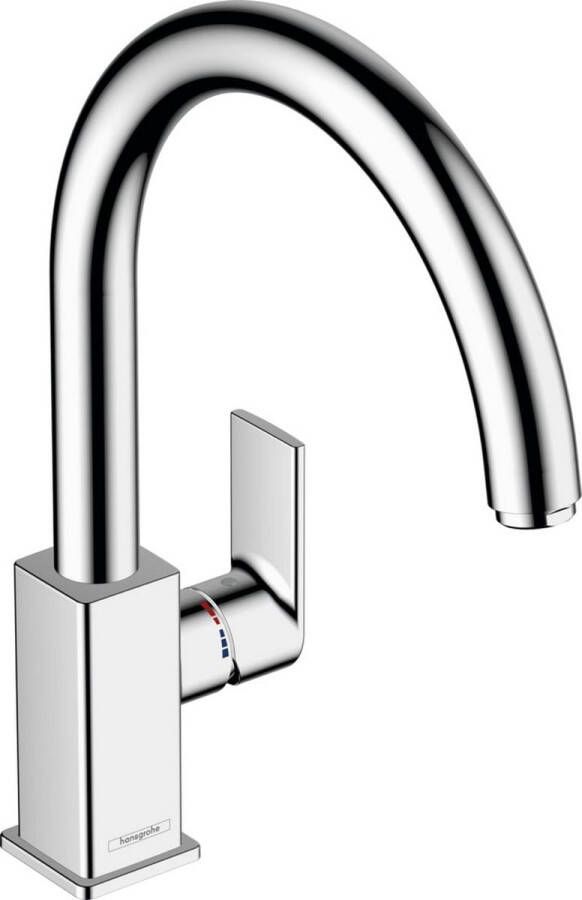 Hansgrohe Vernis Shape M35 ééngreeps keukenmengkraan met draaibare uitloop chroom