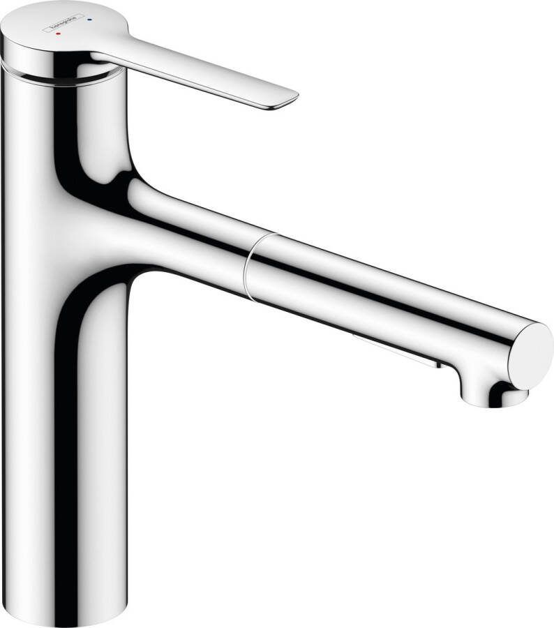 Hansgrohe Zesis M33 ééngreeps keukenmengkraan 160 met uittrekbare vuistdouche 2jet chroom