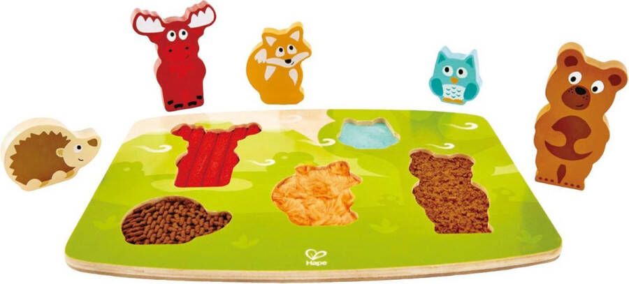 Hape Dieren uit het Bos Vormenpuzzel