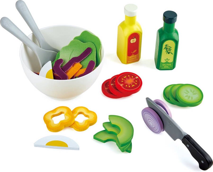 Hape houten salade speelset 39-delig