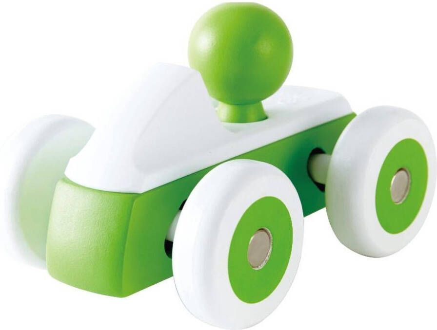 Hape Houten speelgoedauto groen