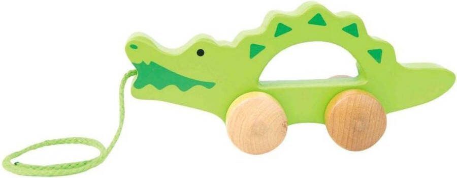 Hape houten trekfiguur Krokodil