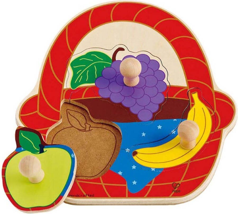 Hape houten vormenpuzzel Fruitmand