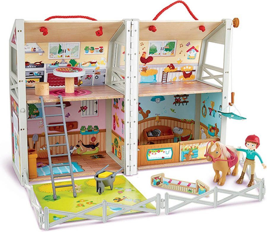 Hape Poppenhuis pony club