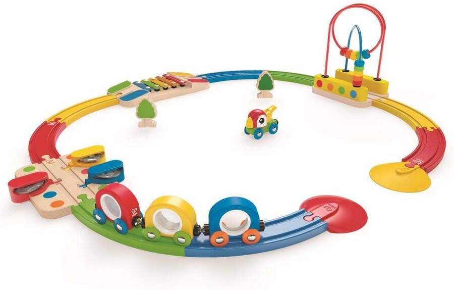 Hape Sights & Sounds Railway Set Houten trein