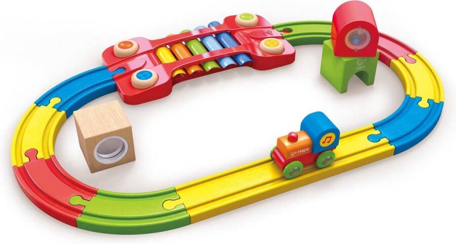 Hape Treinbaan Met Trein En Xylofoon 14-delig